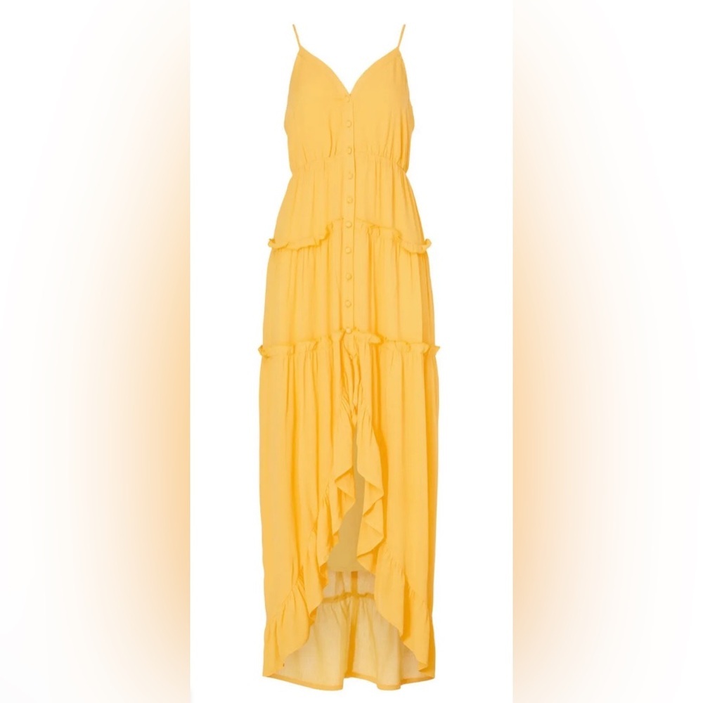 Slate & Willow Yellow Tiered Dress - Picture 11 of 11